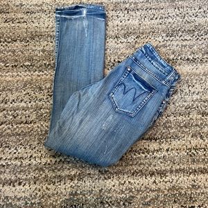 Torn women’s jeans